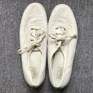 Women's Wool Top Keds- Size 10